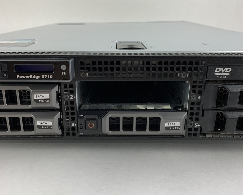 Dell PowerEdge R710 Server x1 Intel Xeon E5504 2.00 GHz 24 GB RAM No HDD No OS
