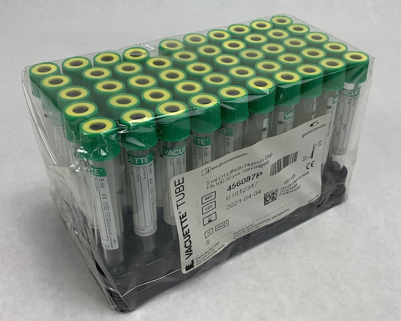 Vacuette 456087P 5ml LH Sep 13x100 50pcs Non-Ridged Tubes