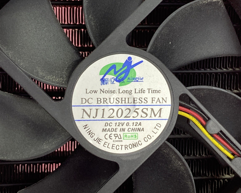 Asetek 233 DC Brushless Fan NJ2025SM CPU Cooler