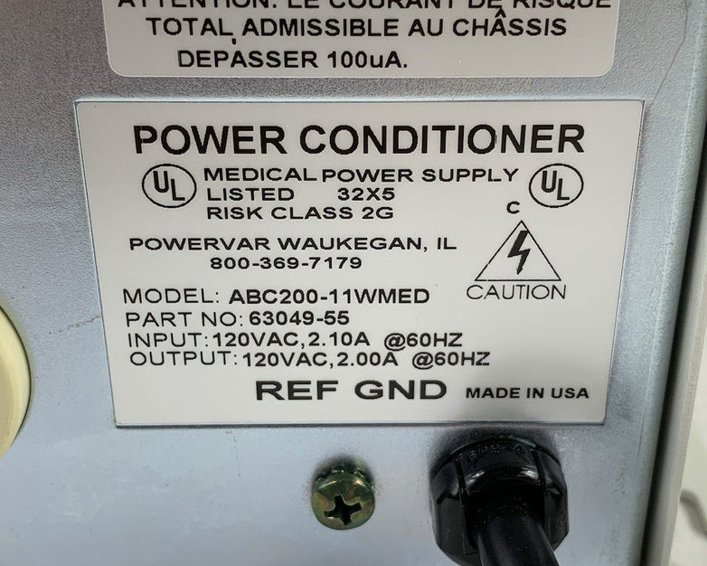 PowerVar ABC200-11WMED Power Conditioner