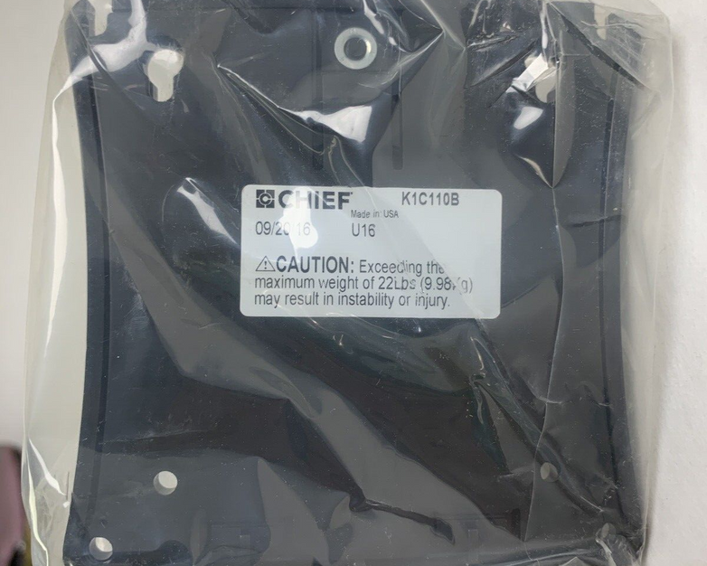 Chief K1C110B K1C Dynamic Column Monitor Mount Black New Open Box