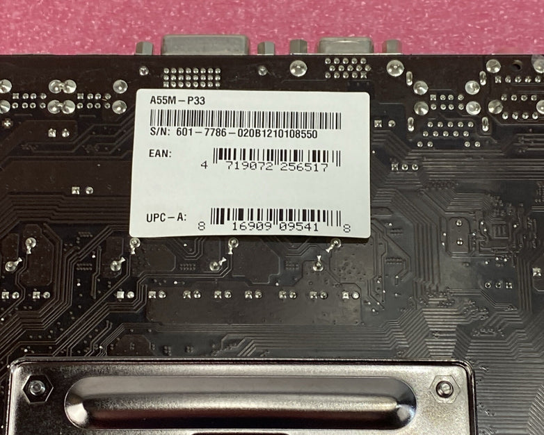 MSI A55M-P33 MS-7786 Motherboard Intel AMD A4-3400 2.7GHz 4GB RAM w/ Sheild
