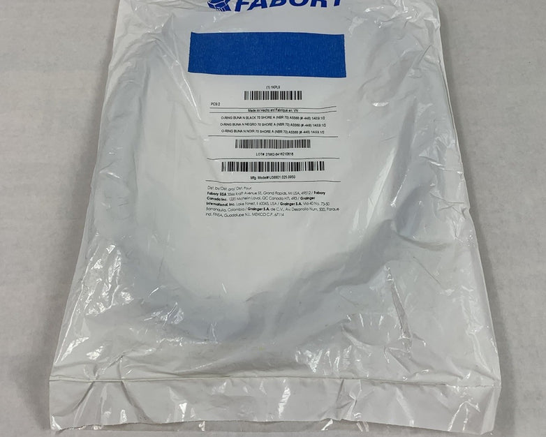 Fabory 1KPL9 AS-568 1/4 x 9.1/2 O-Ring 2-Pack