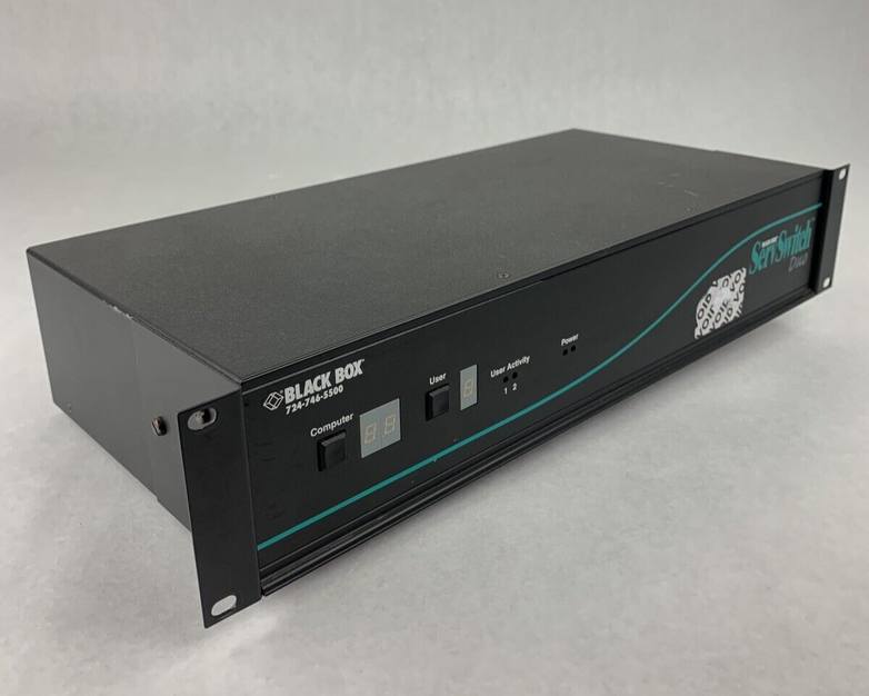 Black Box KV6116FA-R2 ServSwitch Duo KVM Switch Tested