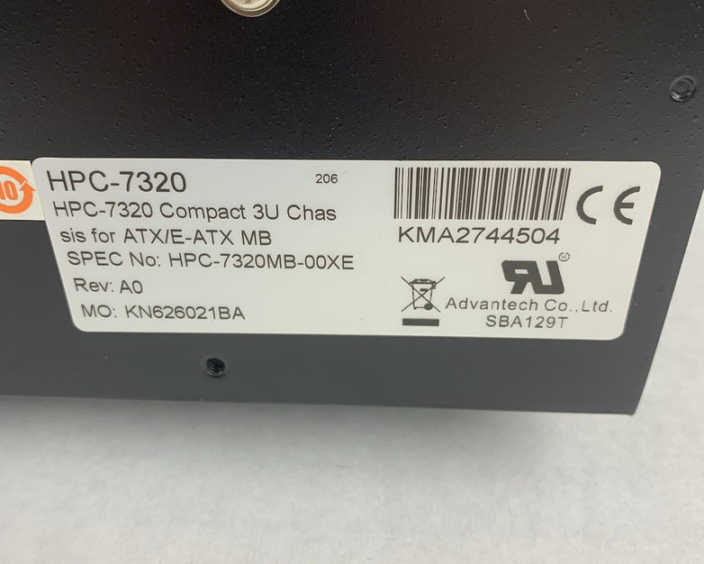 Advantech HPC-7320 Compact 3U Rackmount Server Chassis