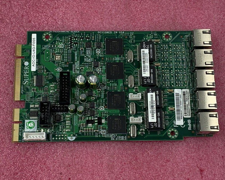 SUPERMICRO AOC-IO-U4G-FI005 Fortinet Network Switch Internal Card