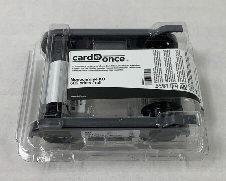 Card@Once R2F010P00095 Monochrome KO 600 Prints / Roll Ribbon Cartridge