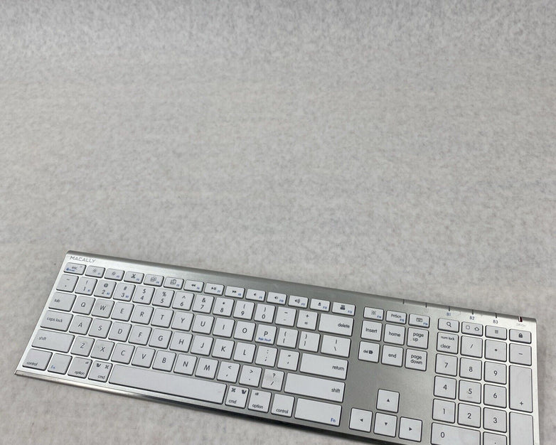 Macally ACEBTKEYA Quick Switch Mac Bluetooth Keyboard for 3 Devices