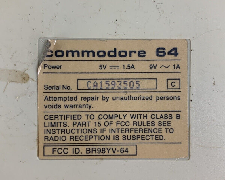 Commodore 64 64C Computer System Boots w/PSU, NKP Deluxe Keypad, and Manuals