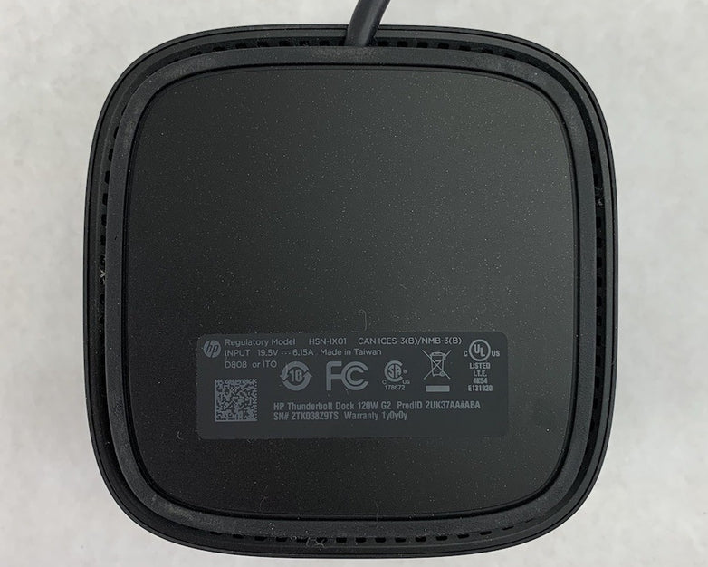 HP Thunderbolt Dock 120W G2 HSN-IX01 Docking Station