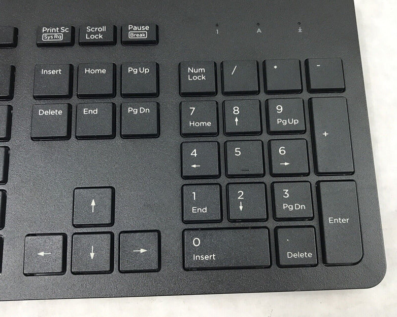 Lot of 3 HP PH0U Slim USB Multimedia Wired Desktop PC Computer Black Keyboard