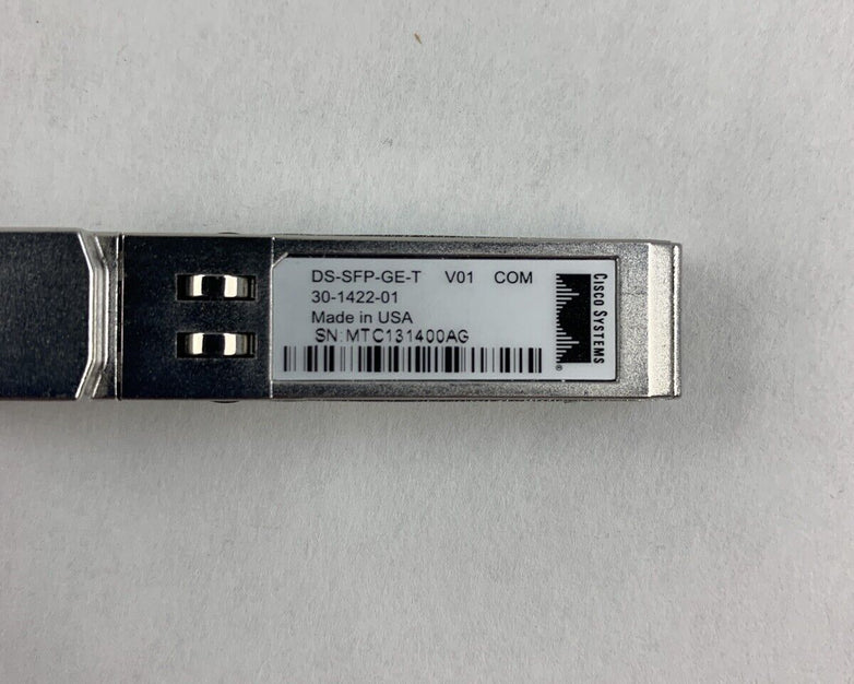 Cisco DS-SFP-GE-T 1000BASE-T SFP Transceiver Module 30-1422-01