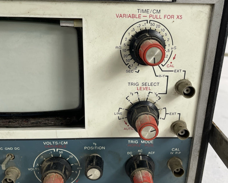 Heathkit Dual Trac Oscilloscope Model IO-4510 Untested