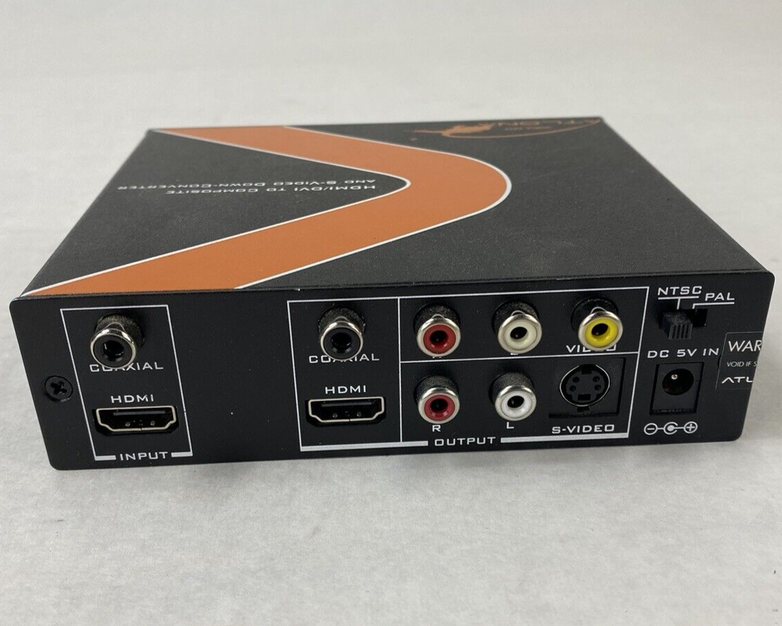 Atlona AT-HD530 HDMI to Composite/S-Video Down-Converter w/ Adapter Power Tested