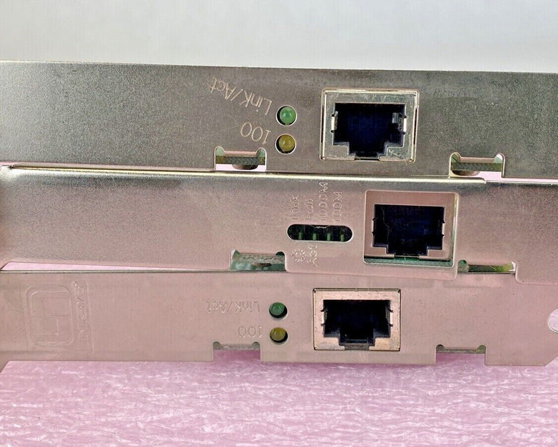 Lot of 3 various Ethernet 100Mbs LAN PCI cards DGE-530T LNE100TX PCB-E570-AA5