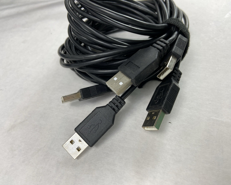 Lot of 5 (Five) Hewlett Packard HP KU-0316 Black/Silver Wired USB