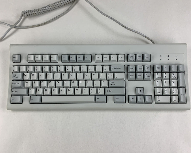 Zenith KB-5323 Clicky Vintage Keyboard PS/2 Vintage Tested