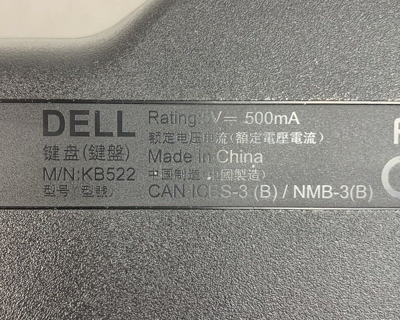 Dell KB522 Wired USB Keyboard (Lot of 3)