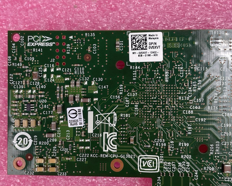 Dell OV5XVT 1GB Interface Card Intel PCIe for PowerEdge