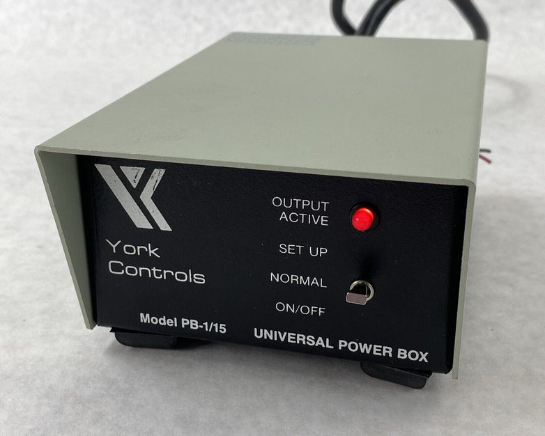 York Controls PB-1/15 Universal Power Box 120VAC 50/60 Hz 10A