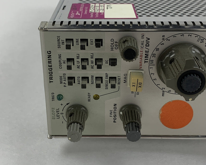 Tektronix 7B80 Oscilloscope Plug-In Time Base Power Tested
