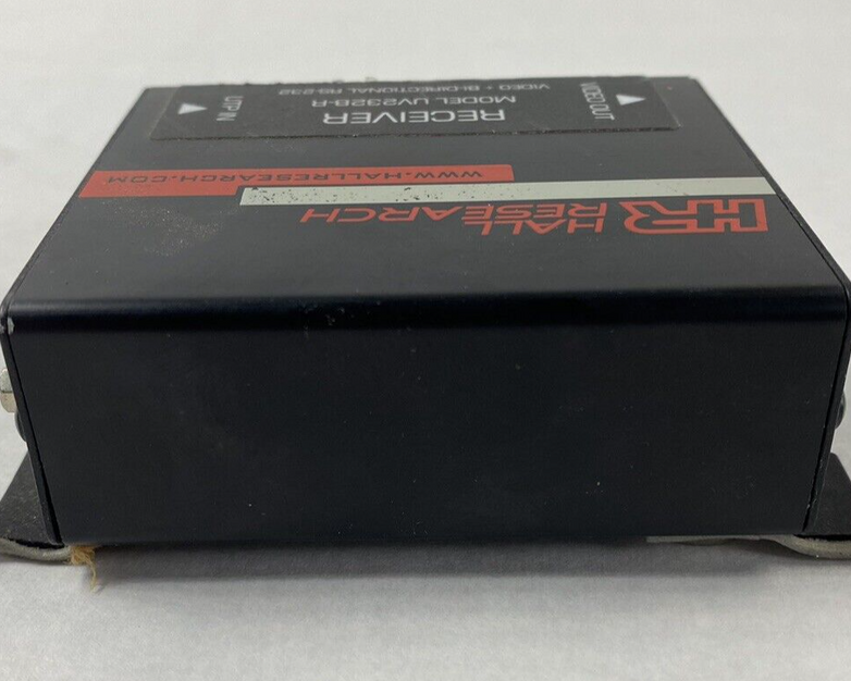 Hall Research Receiver UV232B-R Video + Bi-Directional RS-232 Untested