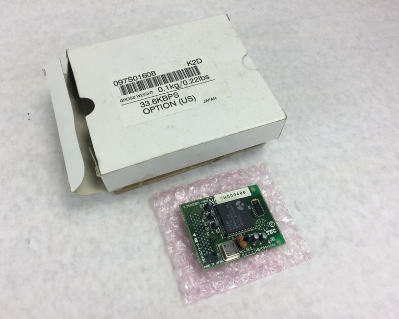 TEC V.34 Modem PWB 7W009486 HBJC0015404 MDK321V-0 Untested