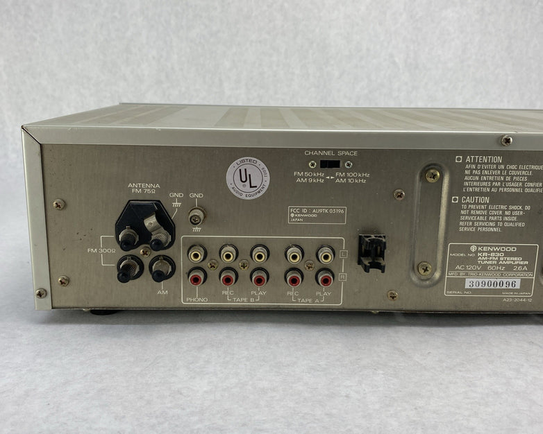 Kenwood KR-830 Computerized High Speed Stereo Receiver Tested