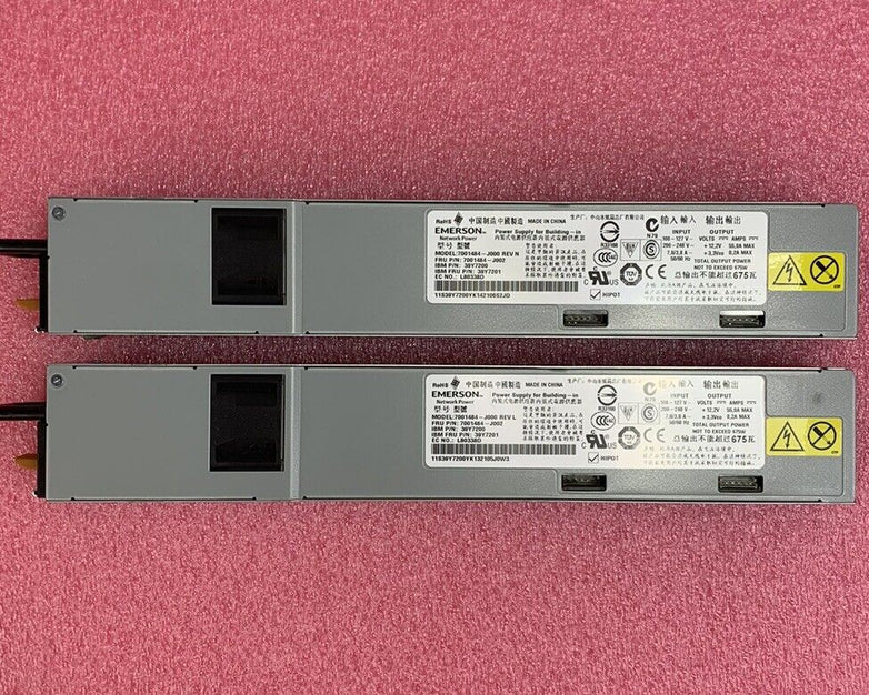 Emerson 7001484-J000 REV L / REV N Server Power Supplies (Lot of 2)