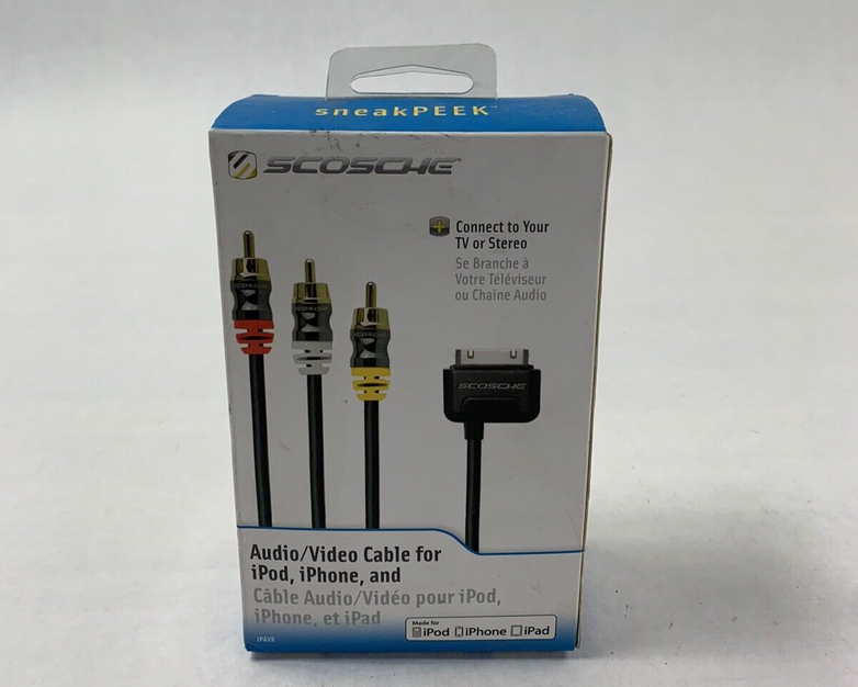 Scosche Audio/Video Cable for iPod, iPhone, and iPad