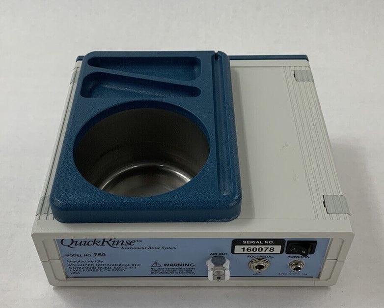 Advanced OptiSurgical QuickRinse 750 Instrument Rinse System - Parts and Repair