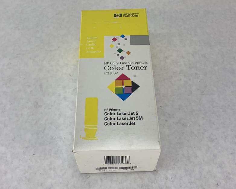 HP Color LaserJet Printers Color Toner C3103A Yellow Color LaserJet 5(M)