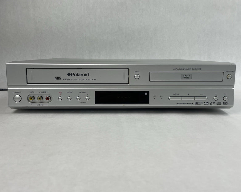 Polaroid DVC-2000 4 Head Hi-Fi Stereo VCR DVD Player For Parts