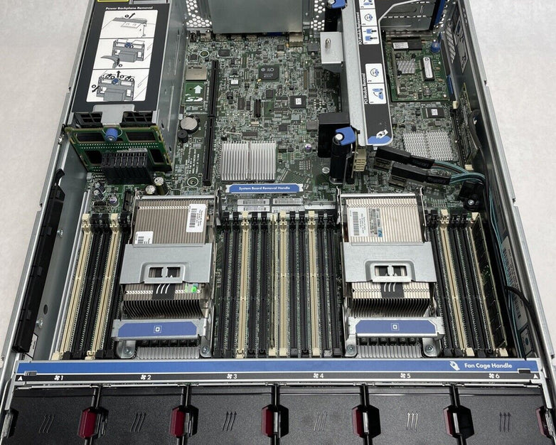 HP Proliant DL380P Gen8 Server 2x Intel E5-2609 2.4GHz 32GB RAM No HDD No OS