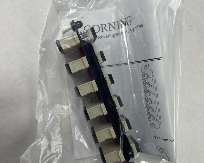 Corning CCH-12-91 SC Multimode 12 Port Adapter Panel with 6 Duplex Inserts
