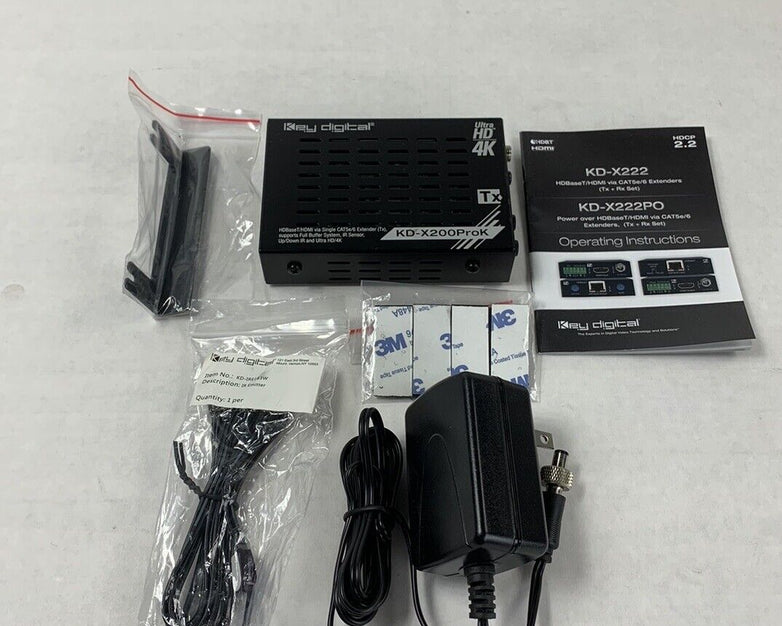 KeyDigital KD-X200ProK HDBaseT/HDMI Single CAT5e/6
