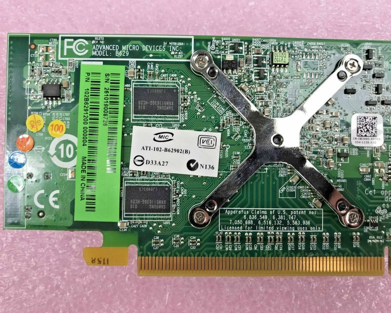 ATI 102B6290200 000004 Radeon 256MB DMS59 full profile PCIe graphics card Lot(5)