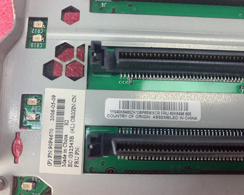IBM 90P4670 xSeries 346 SCSI Backplane 40K6496