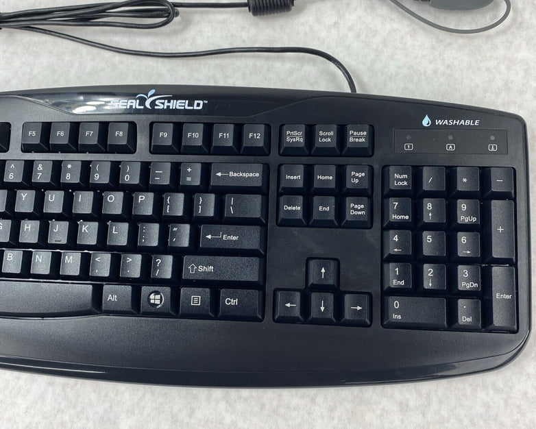 Seal Shield STK503 USB Wired Medical Grade Keyboard US English BLK