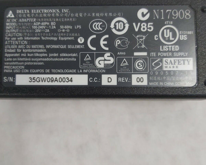 Delta Asus ADP-40PH AB 40W AC Power Adapter 19V 2.1A (Lot of 2)