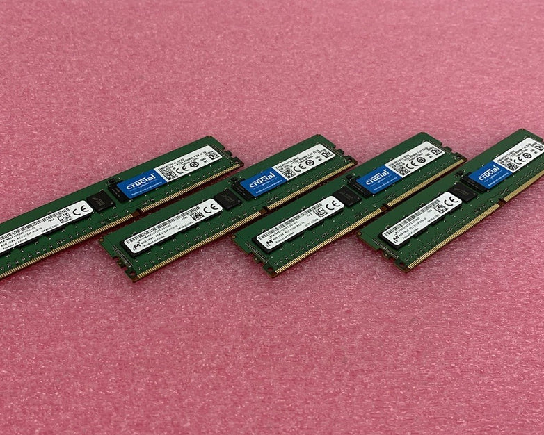Crucial 8GB (1 x 8GB) PC4-17000 DDR4-2133 Memory CT8G4DFS8213.C8FBD1 (Lot of 4)