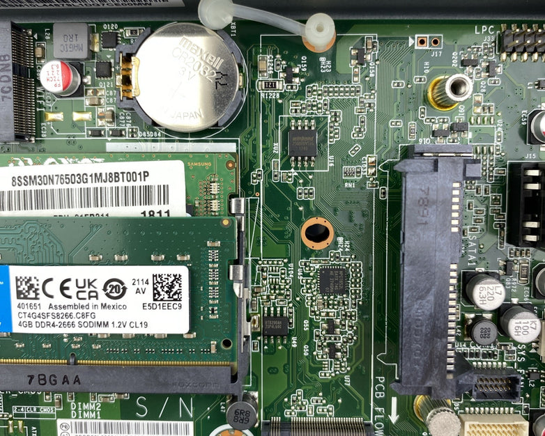 Lenovo ThinkCentre M715q AMD PRO A10-9500E 3.0GHz 8GB RAM No AC HDD OS