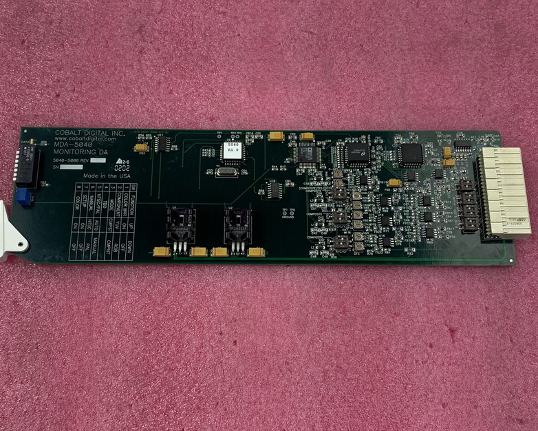 Cobalt Digital MDA-5040 Monitoring DA card