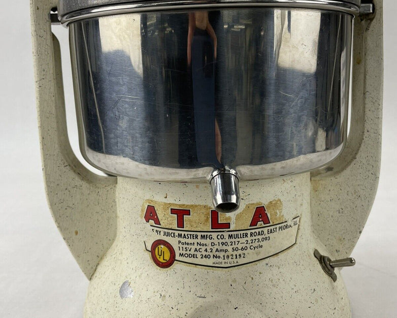 Atlas Juice Master 240 Electric Juicer Tested Working
