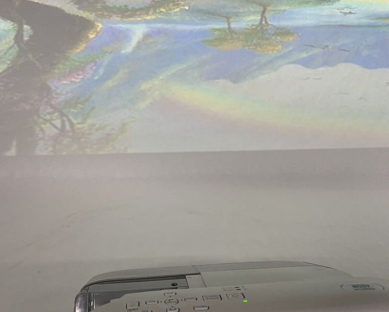 Epson H454A 485W Projector - Tested and Missing Port Cover