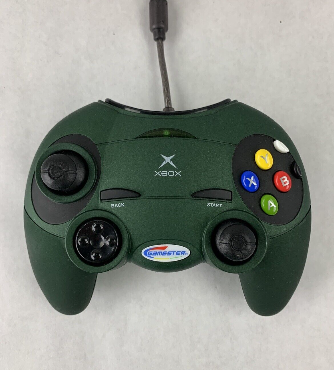 Radica Gamester Controller for Original Xbox System Green Xbox Untested