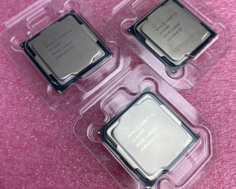 Intel Quad Core i3-8100T CPU Processor 3.10GHz FCLGA1151 SR3YB Lot Of 3