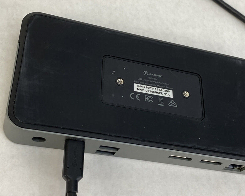 Alogic DX2 Dual 4K Display Universal Docking Station DUPRDX2-100