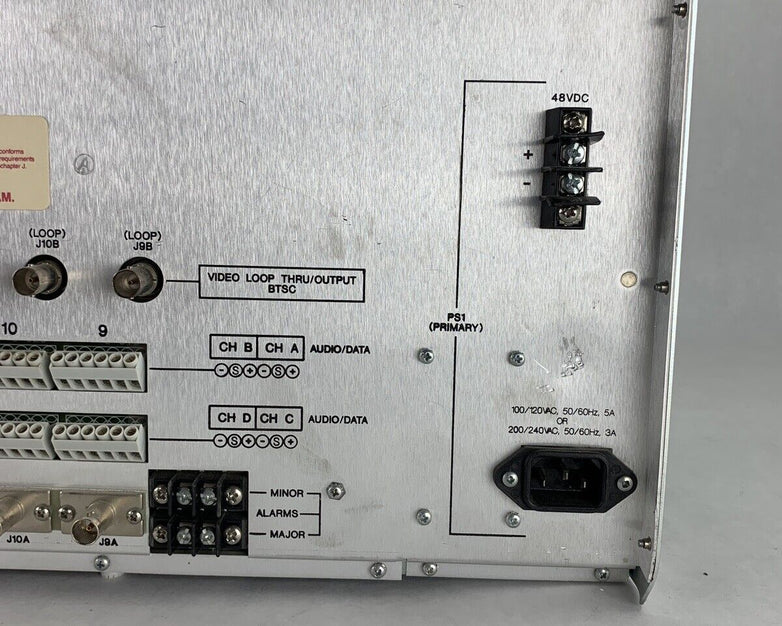 ADC Video Systems DV6016ES Chasis w/ 1x DV6301TXD Card Power Tested