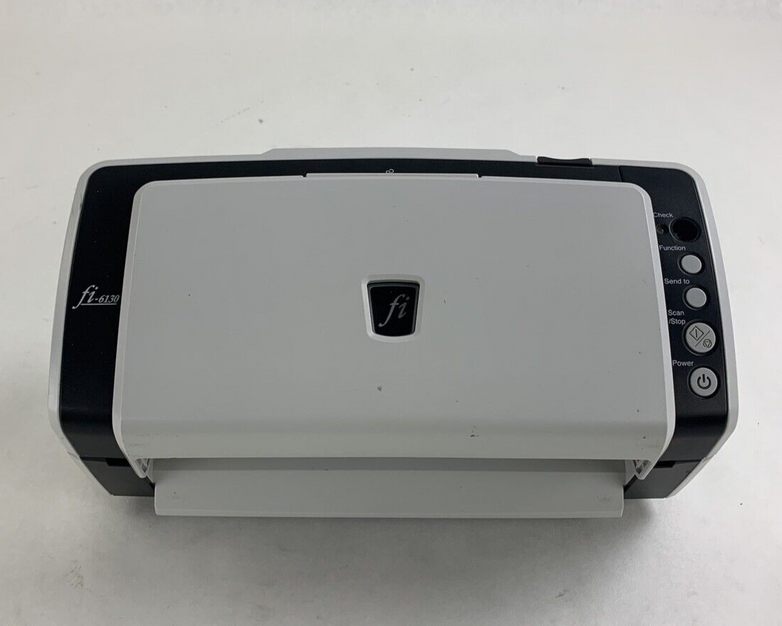 Fujitsu fi-6130 Desktop Printer and Scanner Bad Rollers Tested For Parts Repair